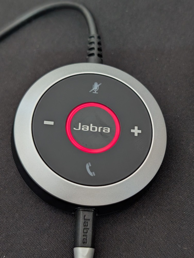 Jabra Evolve 40 UC Mono Wired Headset HSC017 with USB-A Controller TESTED