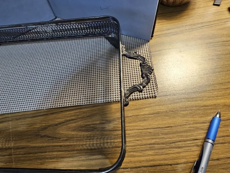 Reed & Barton Silver Plated Casserole Dish Holder Rectangular. SOLD AS IS.