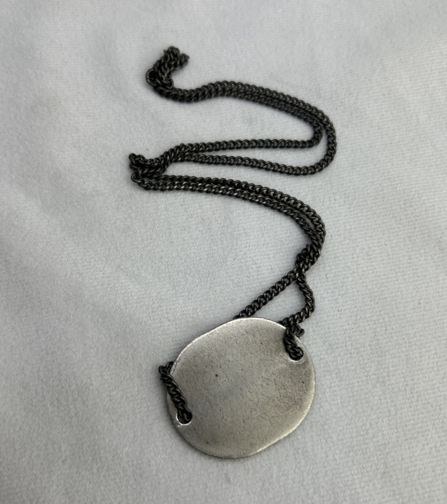 Vintage USNR 1942 U.S. Navy Reserves Dog Tags T-7/42 w Chain