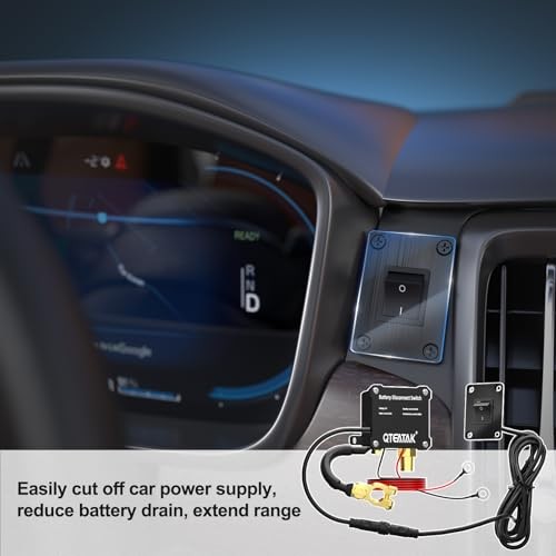 12V 250A Battery Disconnect Switch, KCD4, Manual Control (Panel Rocker Switch)