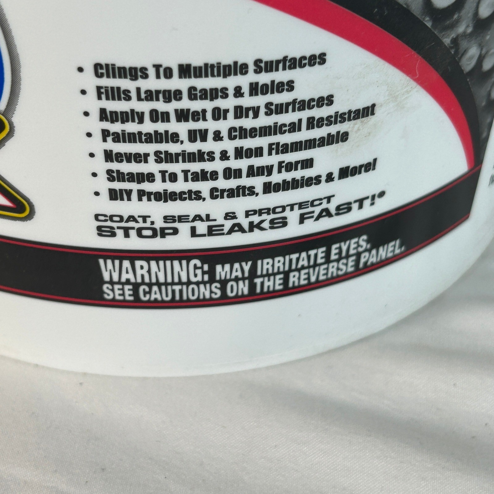 Flex Paste MAX Super Thick Rubber Paste Black 12 lb Tub Spread Shape Form Seal