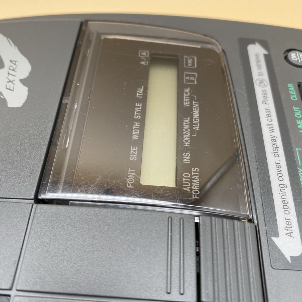 Brother P-Touch Extra PT-520 Electronic Thermal Label Maker Working
