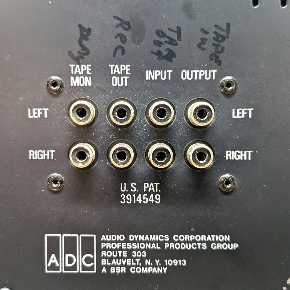 AUDIO DYNAMICS SOUND SHAPER ONE TEN MODEL SS-110 STEREO FREQUENCY EQUALIZER