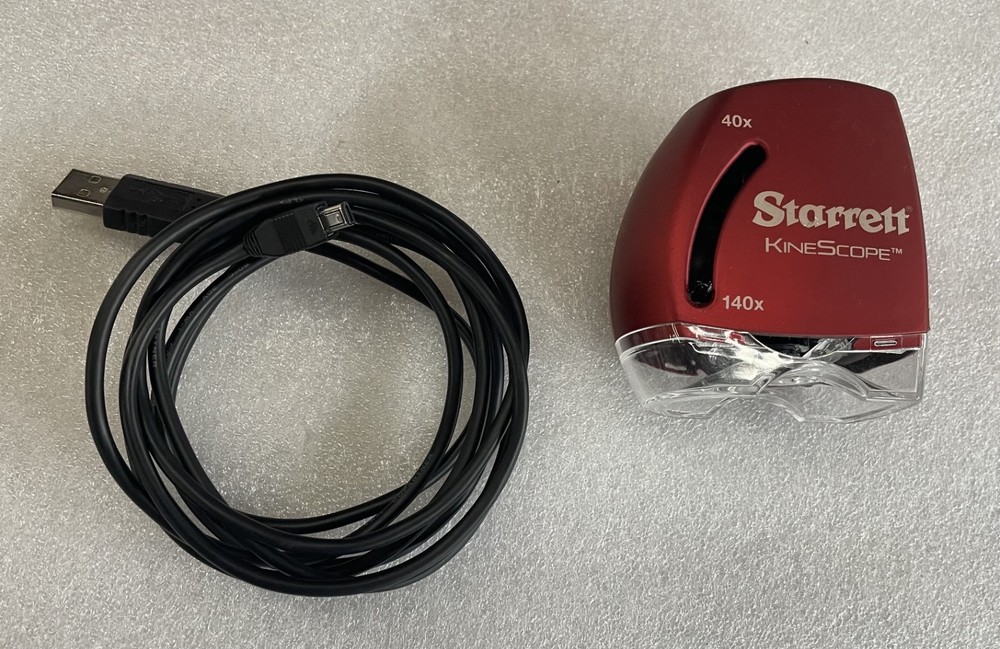 Starrett Kinescope Hand Held Video Microscope IR-VLINK Includes Software