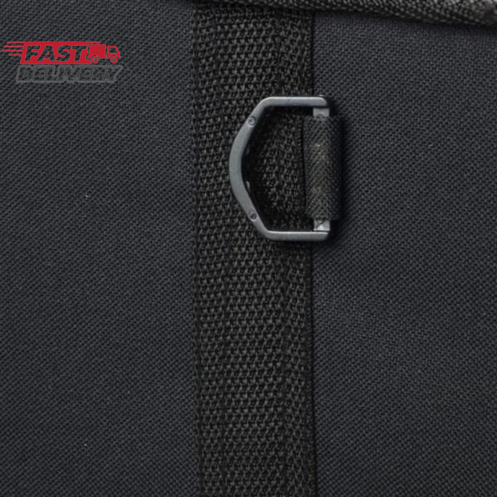 4/4 Cloth Fluff Triangle Shape Silver Gray Violin Case Black