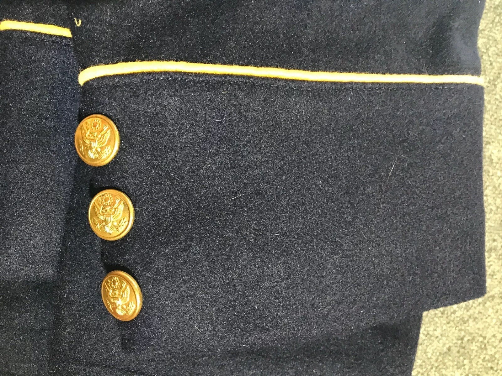 US Army M1902 Dress Blue Cavalry Tunic Coat Size 40