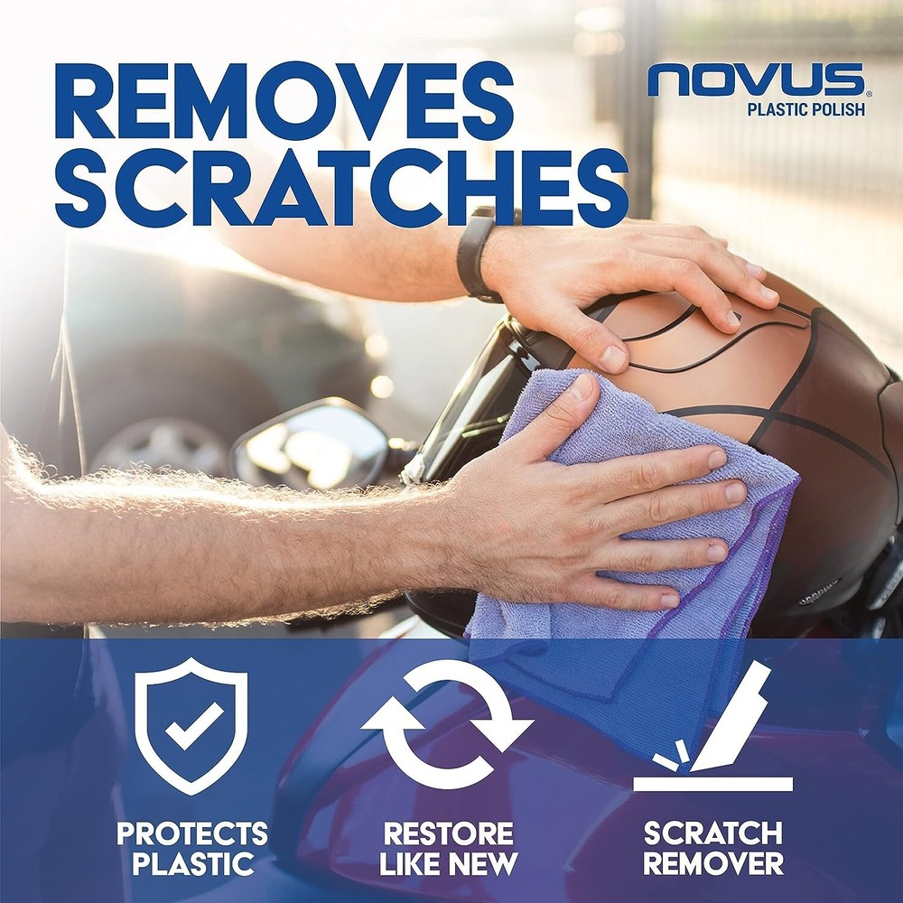 NOVUS 7232 | Multi-Purpose Buffing Kit, Wool Buffing Pad, Soft Foam Buffing Pad