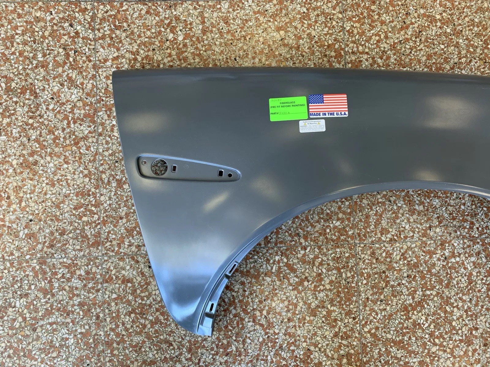 05-13 Corvette Quarter Panel - R.H. Coupe (Z06 Design) (U.S. Made)