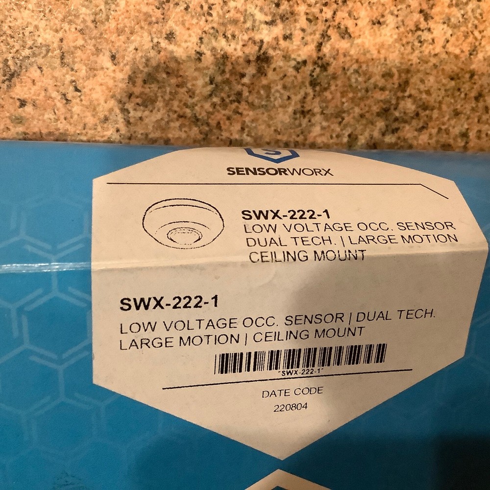 NEW Sensorworx SWX-221-1 Low Voltage Ceiling Mount Occupancy Sensor