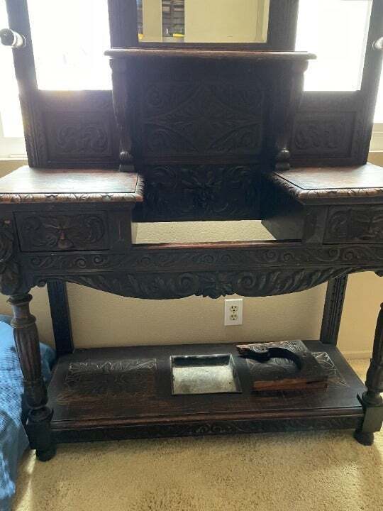 Early 1800’s antique Hall tree