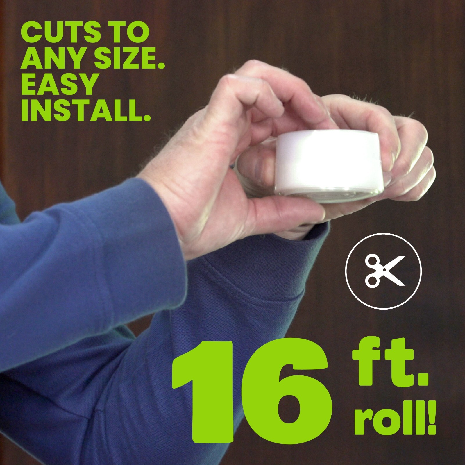 Alien Seal Transparent Weather Stripping Insulation Tape for Drafts - 3 Pack