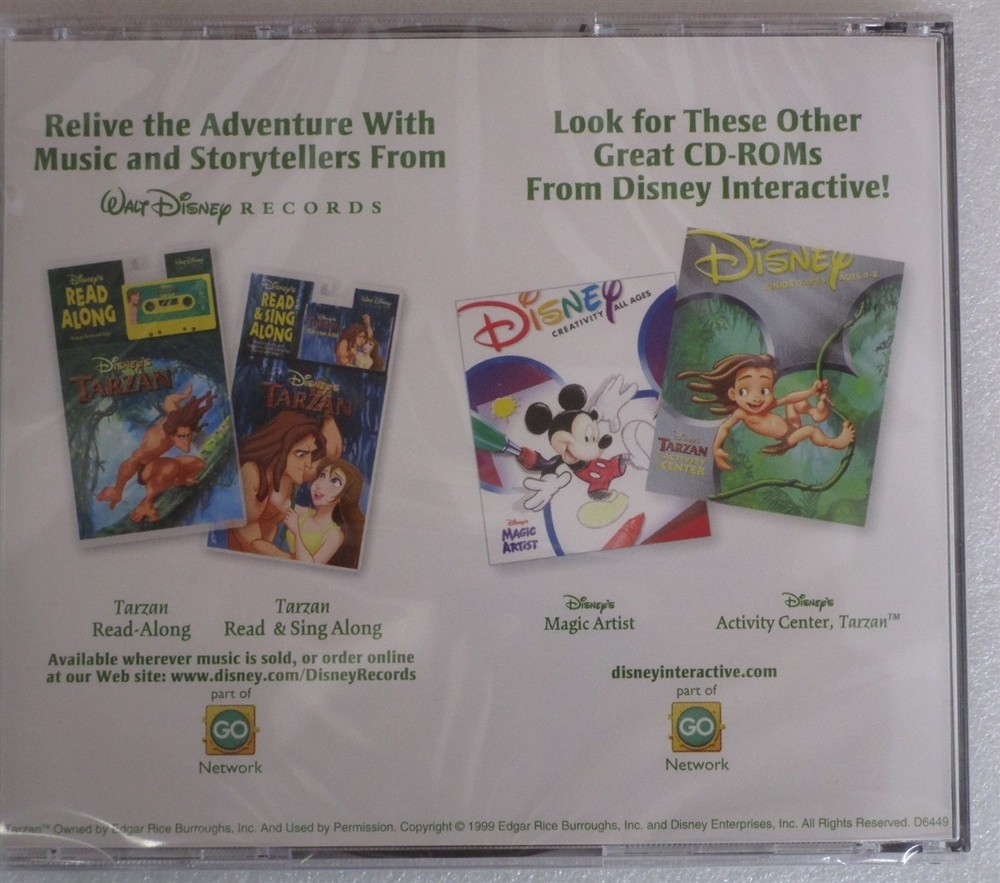 Software PC Disney Tarzan Print Studio NEW SEALED Jewel