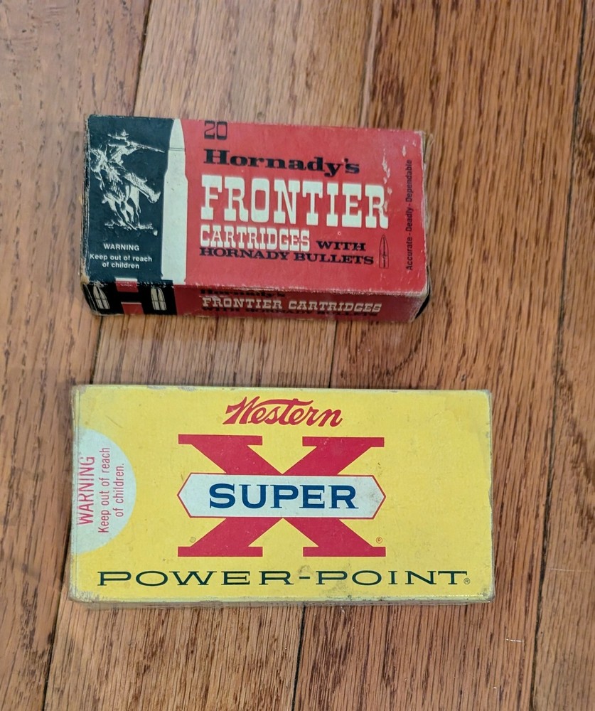 2 Older Shell Boxes Empty Winchester Western And Hornady's