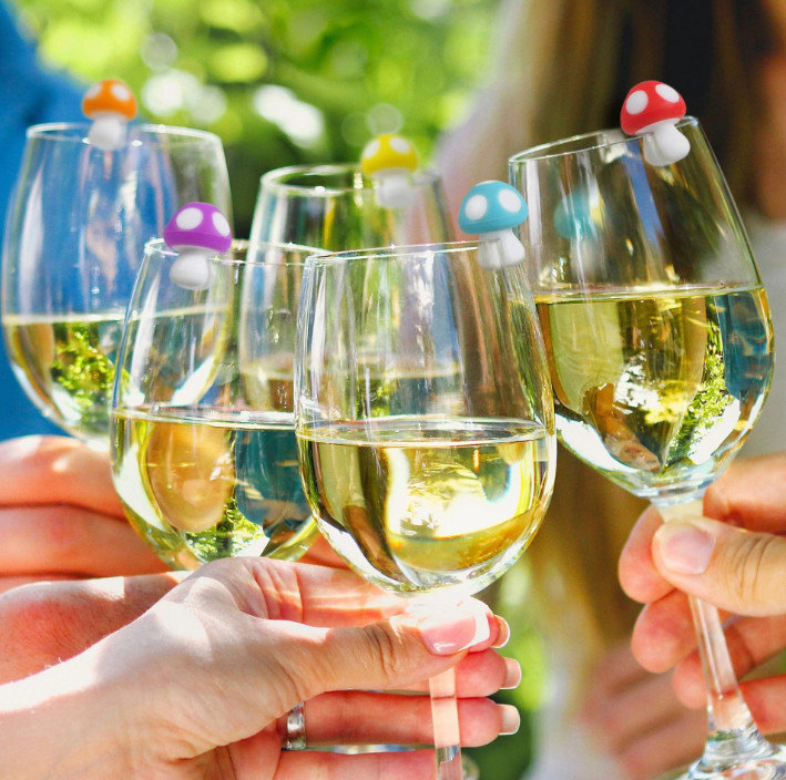 Fred Tiny Toadstool Mushroom Drink Markers