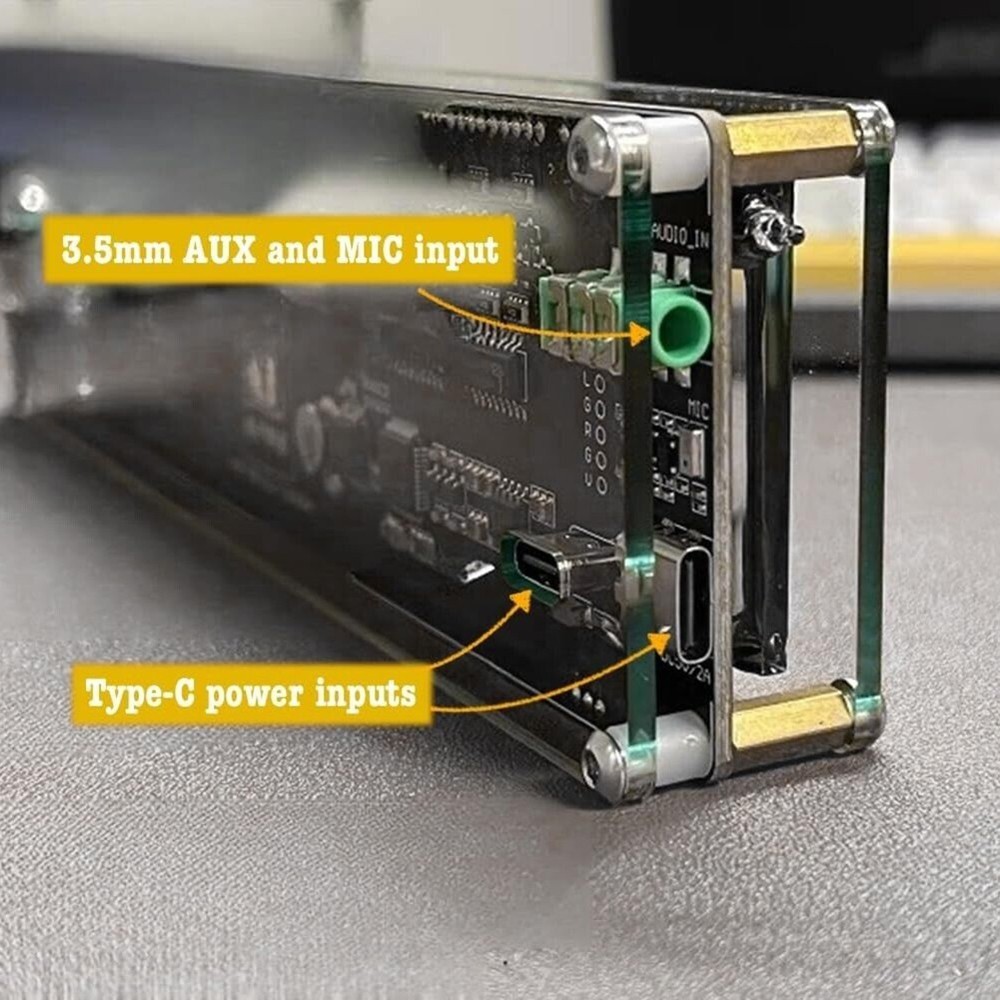Multi functional VFD Display Sound Visualizer for Diverse Music Genres
