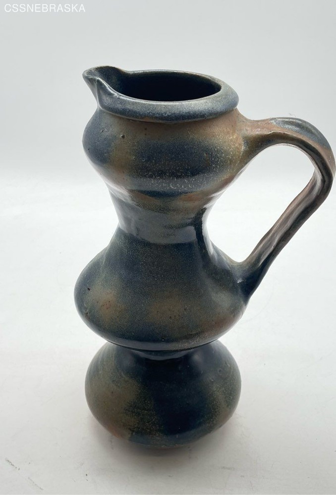 Blue/Brown Unique Handcrafted Pottery Jug