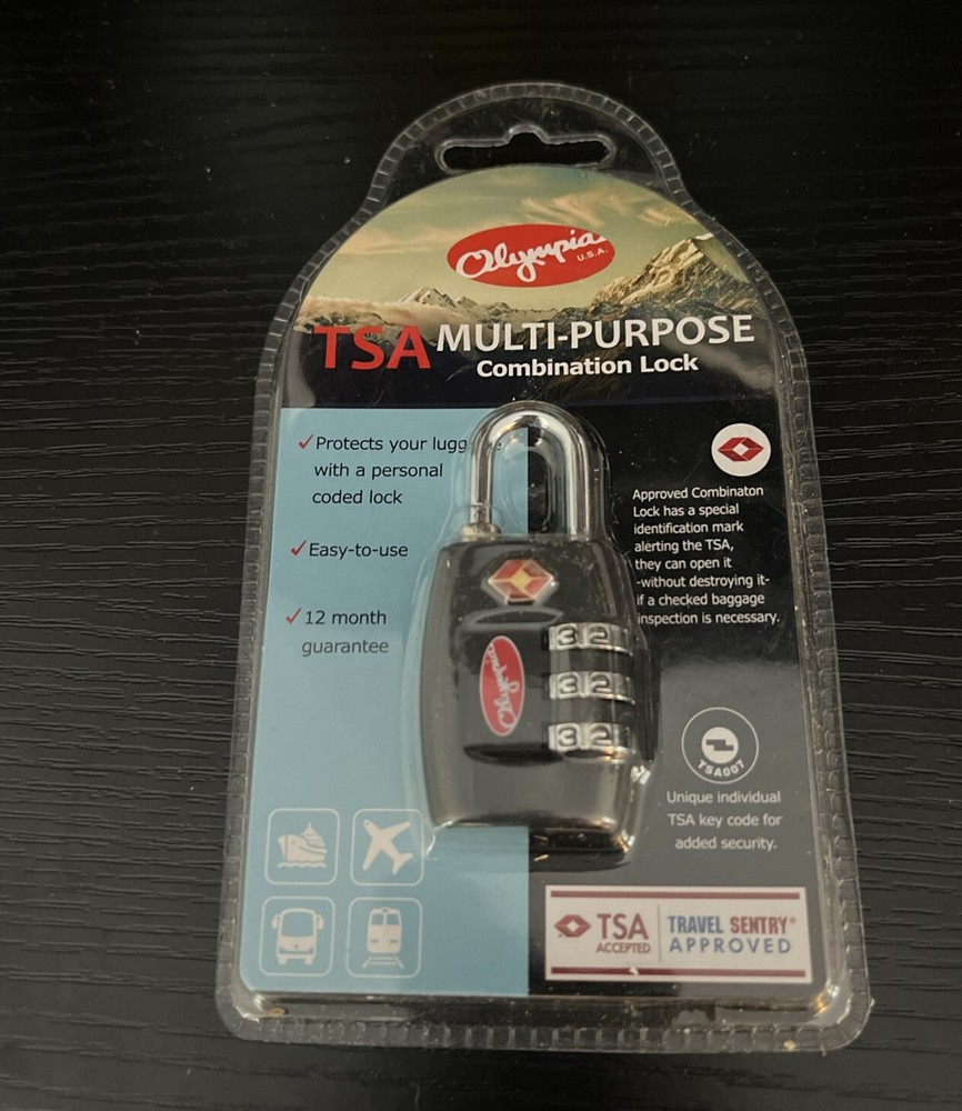 Olympia TSA multipurpose combination lock new
