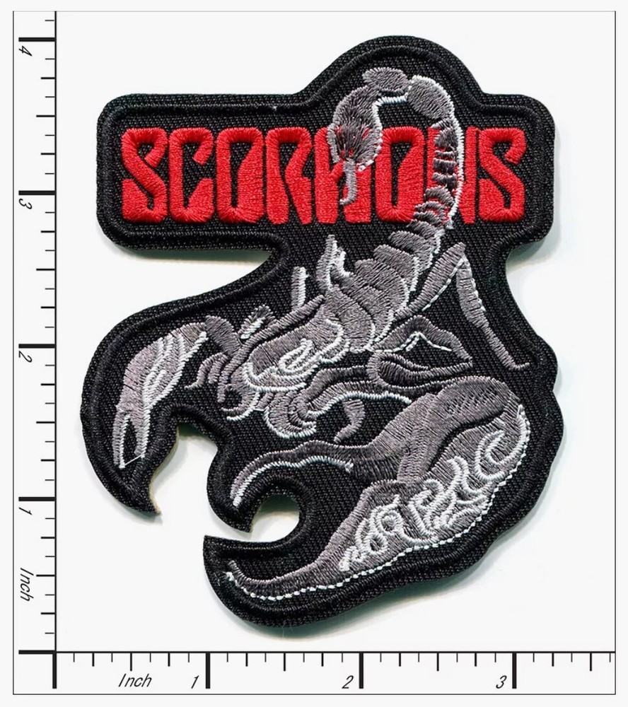 Scorpions Rock Band Embroidered Iron-On Patch