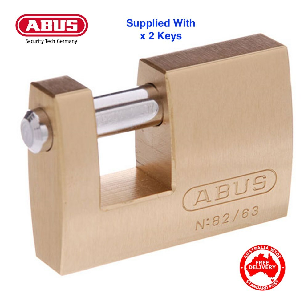 Abus Padlocks-High Security Monoblock Padlock  82/63 -63mm-FREE POST