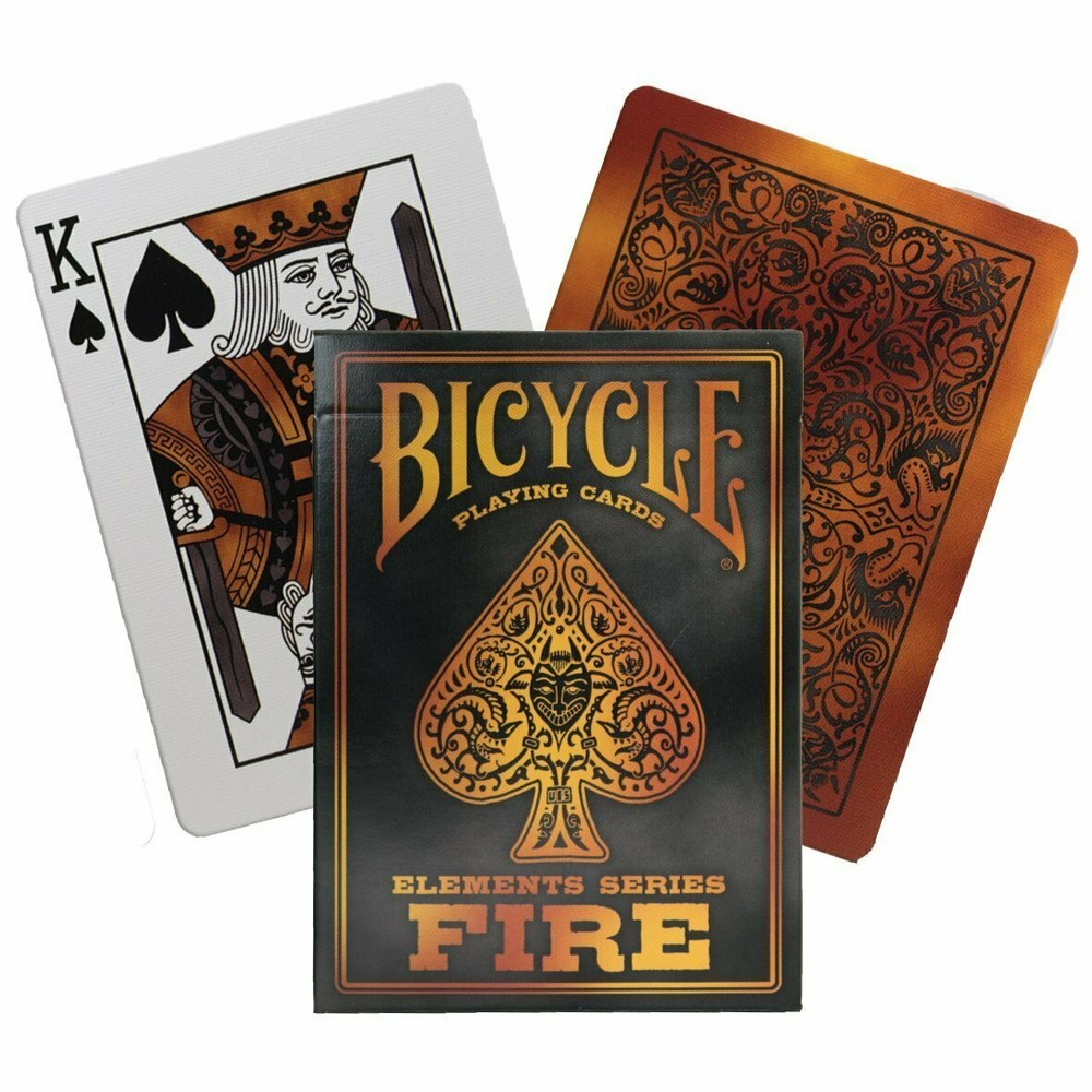 Bicycle® Elements Series: Fire Playing Card Deck, Single Deck, *NEW*