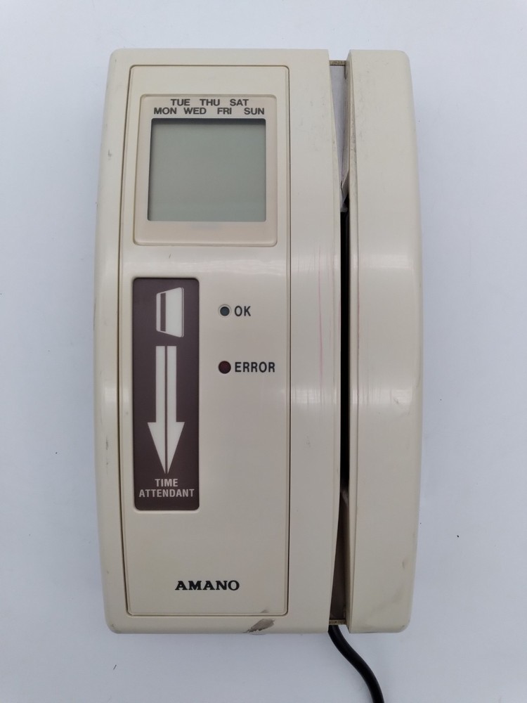 Vintage Amano Time Clock MTX-5 MTX5 Timeclock