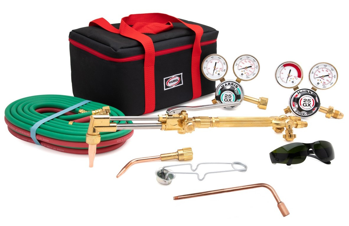 Harris VHD 25GX Deluxe Ironworker Cutting & Welding Outfit CGA 540/510 - 4401373