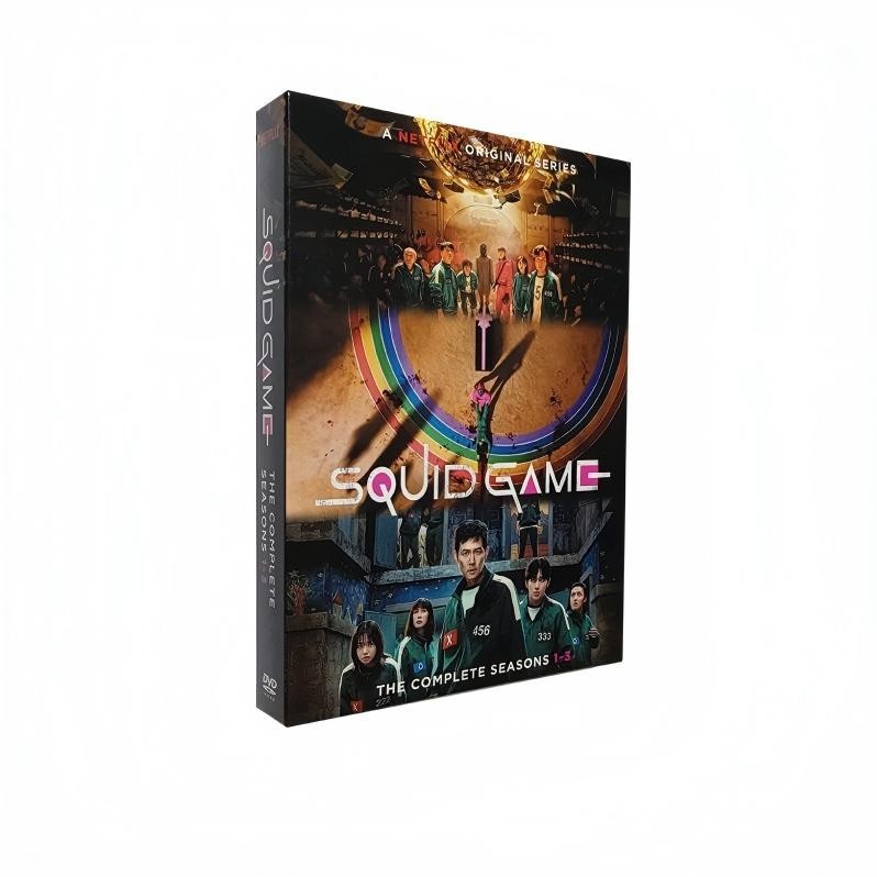 Squid Game: The Complete Season 1-3 DVD 8-Disc Box Set Region 1 US Free Shipping
