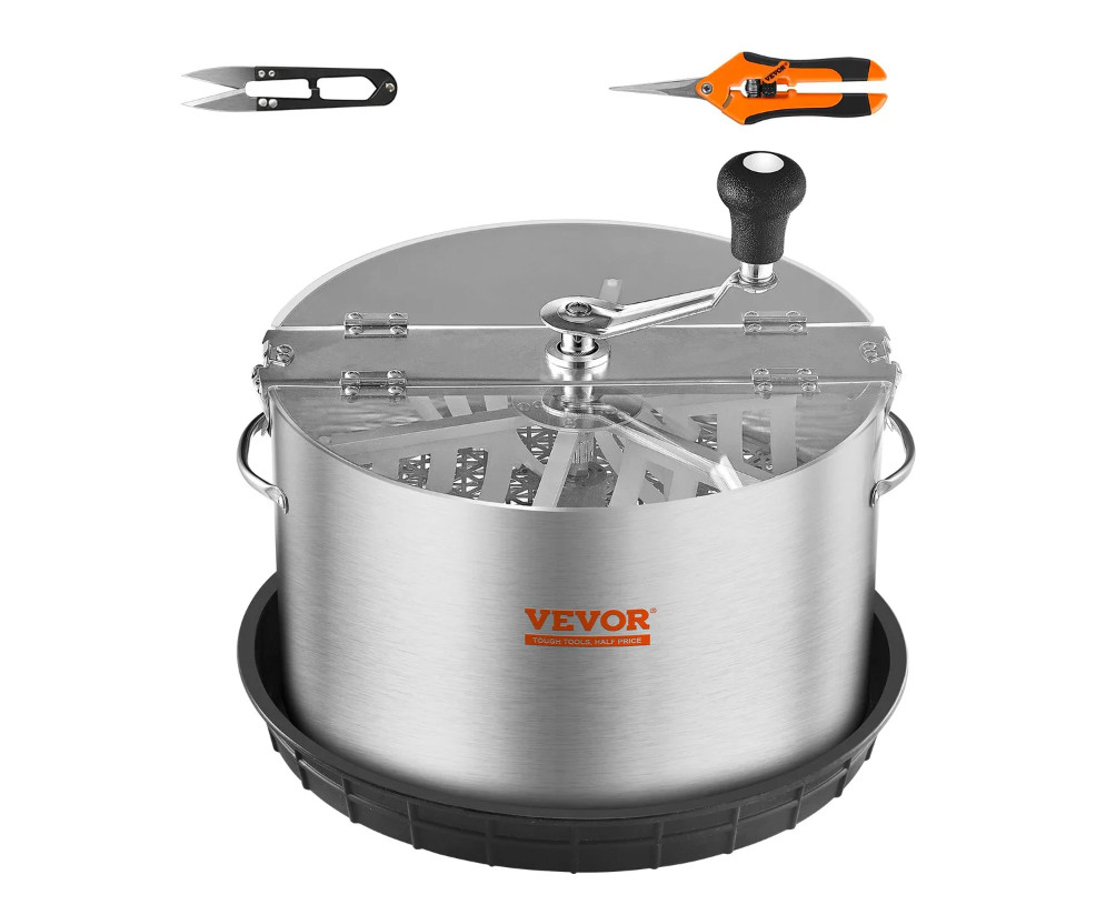 VEVOR Bud Leaf Trimmer 16 inch Stainless Steel Manual Bud Trimmer Machine