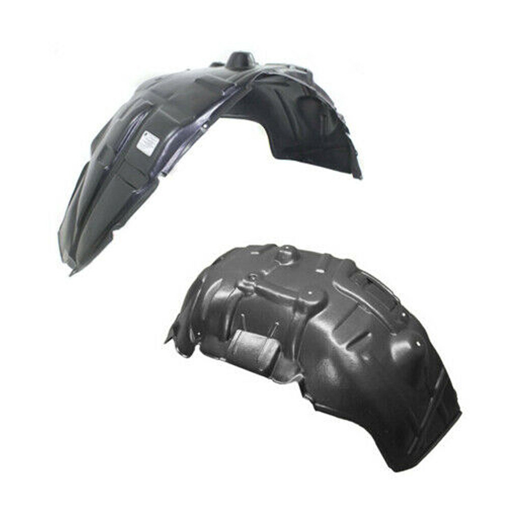 Front Driver & Passenger Side Fender Liner Set w/Clips For 09-18 Dodge Ram R1500