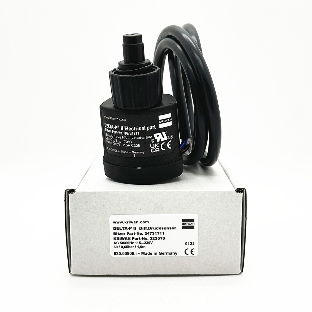 1pcs BITZER DELTA-PⅡ 34731711 Compressor Oil Pressure Differential Switch