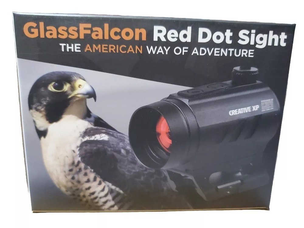 Creative XP HD Red Dot RD Falcon Sight 3 MOA - Reflex Sight for Day & Night