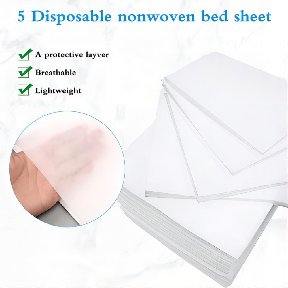 100 Pack Disposable Non-Woven Massage Table Sheets 31.5" x 71