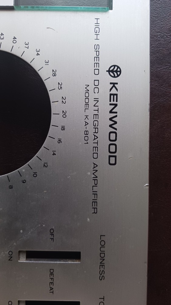 Kenwood KA-801 Faceplate