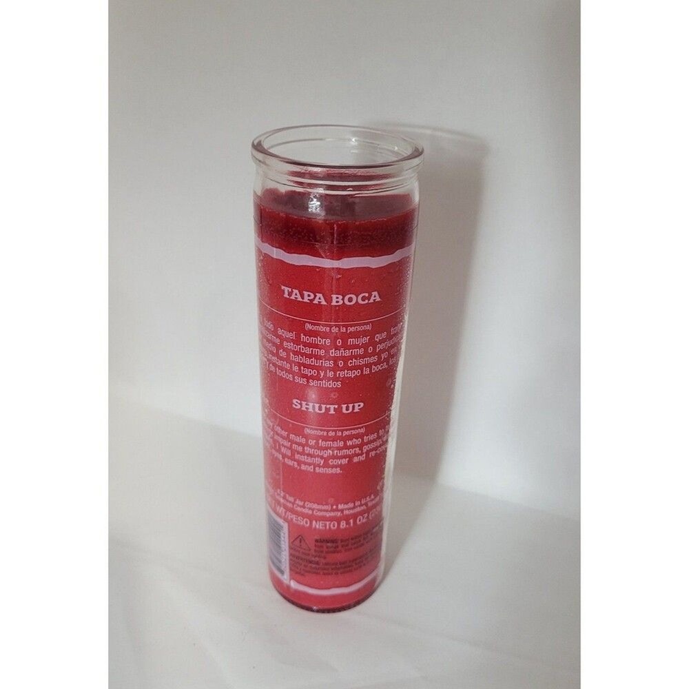 Red Tapa Boca Candle