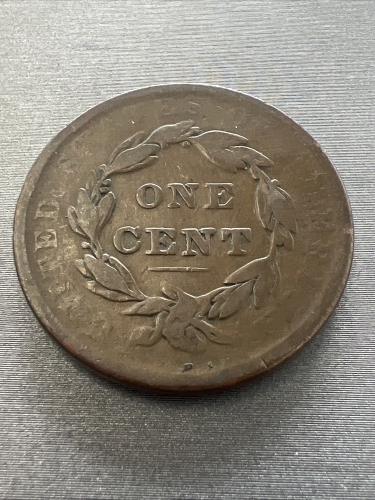 1838 Copper Large Cent #1002