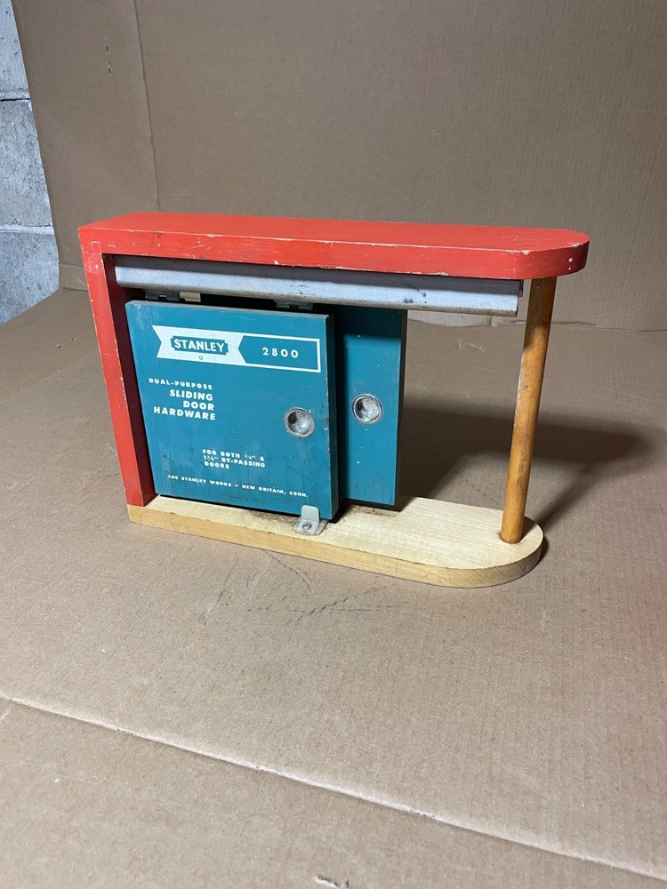 Vintage Sliding Door Salesman Sample Display