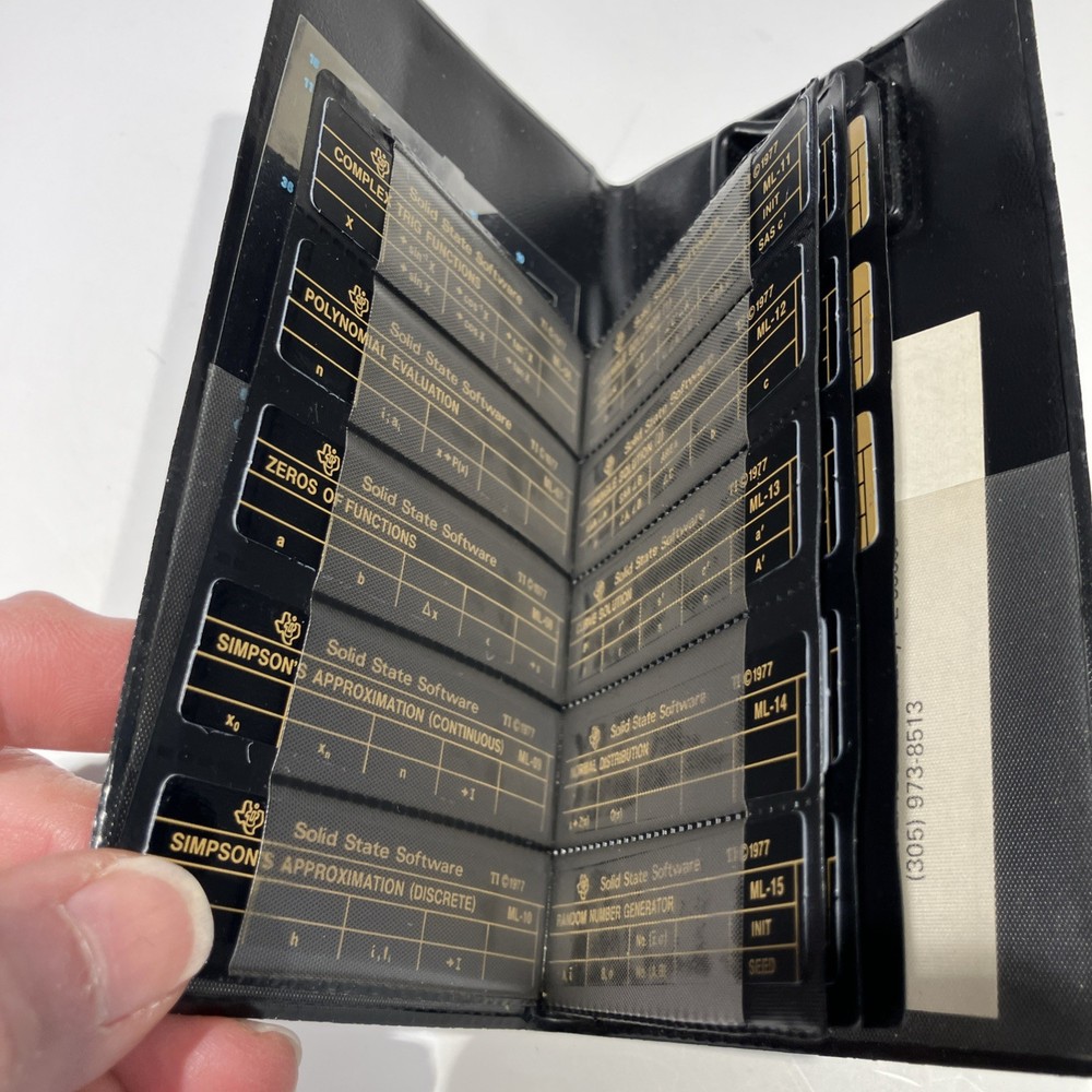 Texas Instruments TI-58C/59 Programmable Calculator Master Library Module ONLY