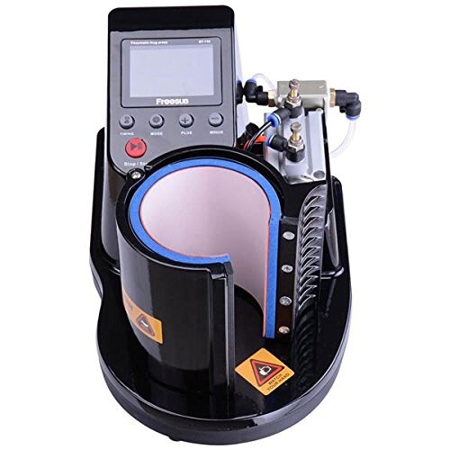 110V Automatic Pneumatic Cup Mug Heat Press Machine DIY Images Transfer