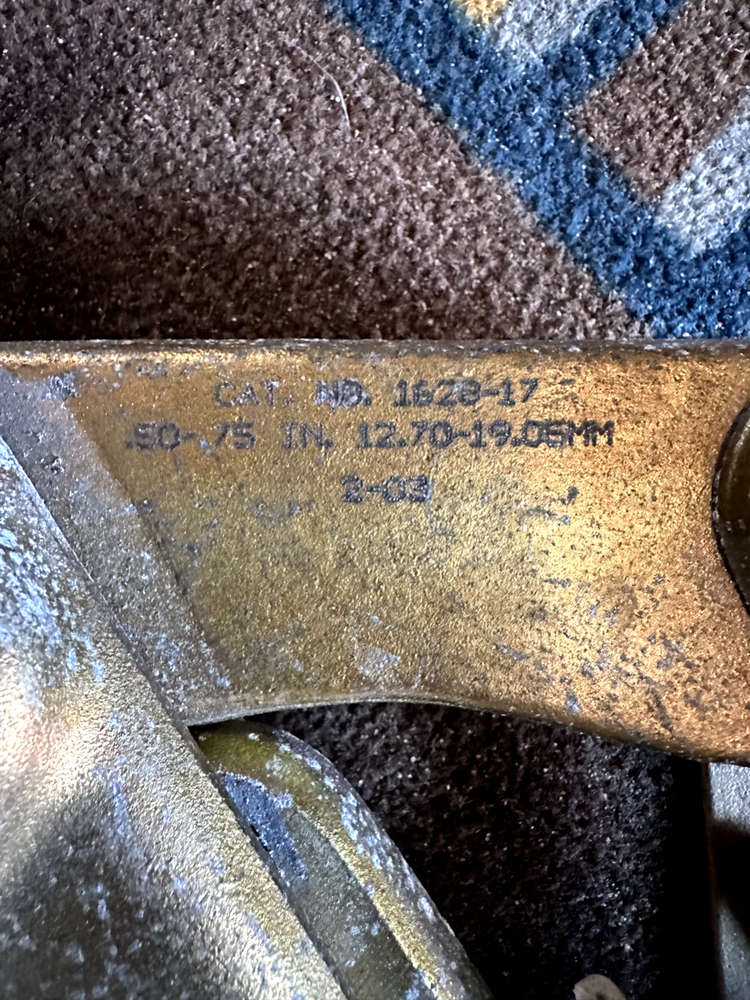 Klein Grips .50-.75 Max Load 15,000 Lbs