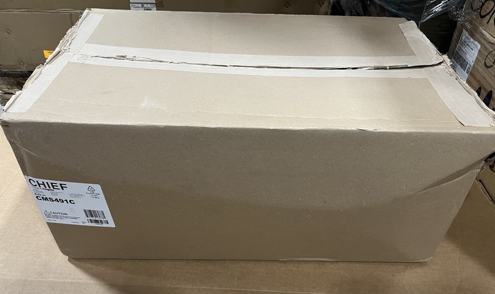 Chief CMS491C In-Ceiling Storage Box with Column Drop (1 x 2')