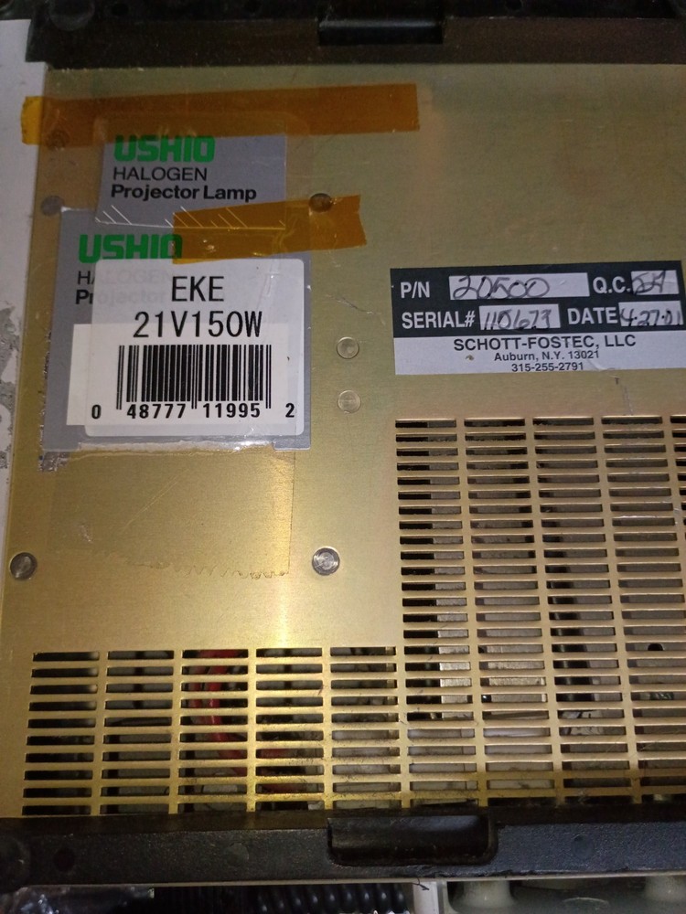 Schott-Fostec ACE I Fiber Optic Light Source & Microscope Light Guide