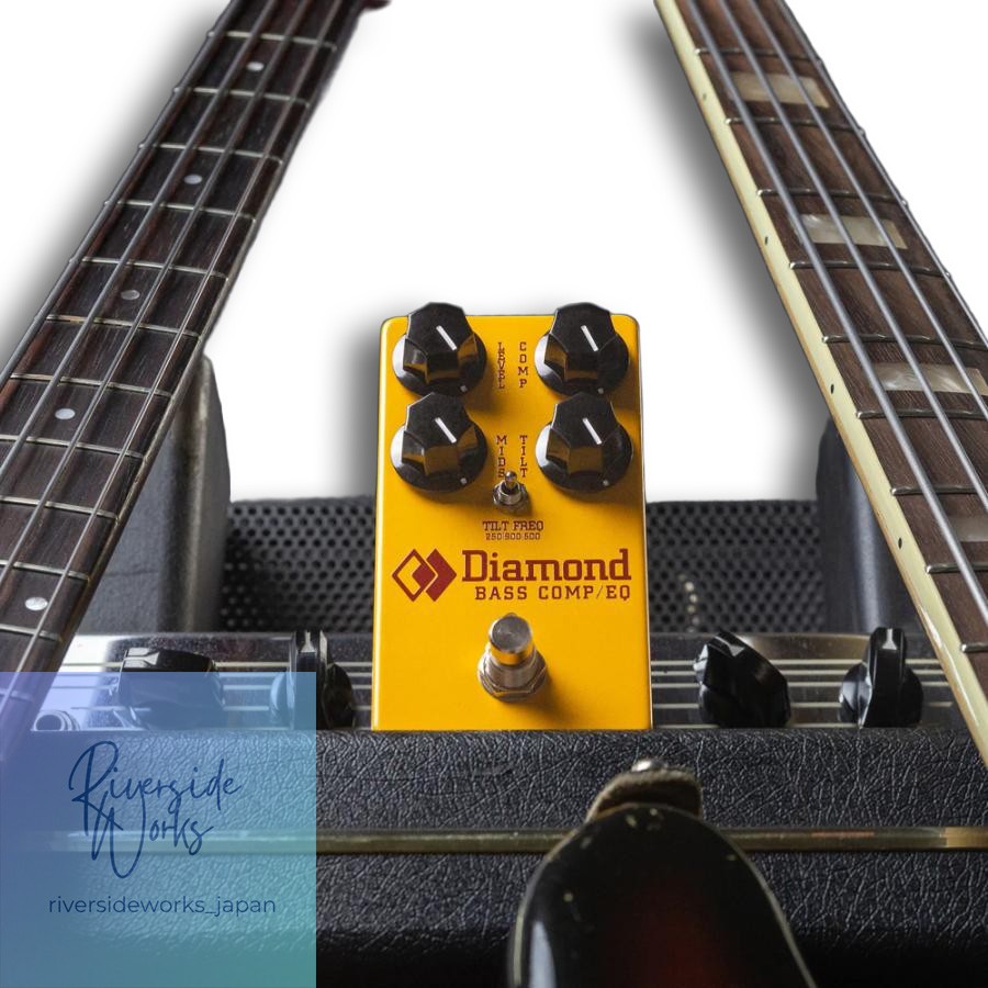 Diamond Pedals BASS COMP/EQ Compressor Effect Pedal Used