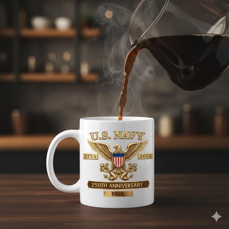 US Navy 250th Anniversary Personalized