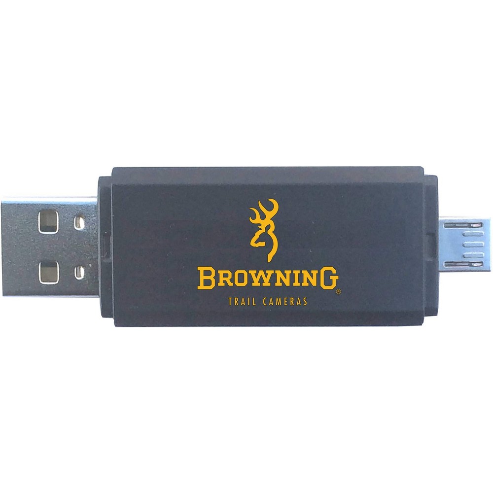 Browning BTC CR-AND Trail Camera SD Card Reader USB Android Blue