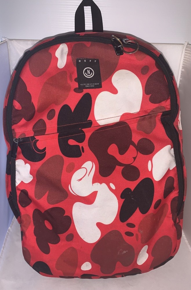 NEFF ~ Disney Mickey Mouse Inspired Red Backpack