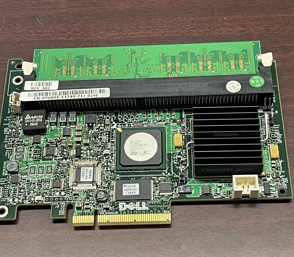 Dell PERC 5i 256MB PCI-E x8 SAS RAID Controller 0TU005