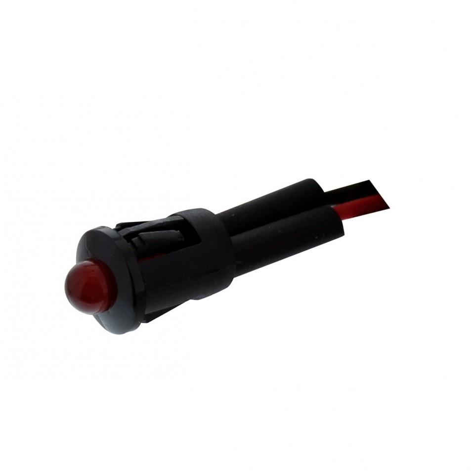1 LED Snap-In Indicator Light - Red