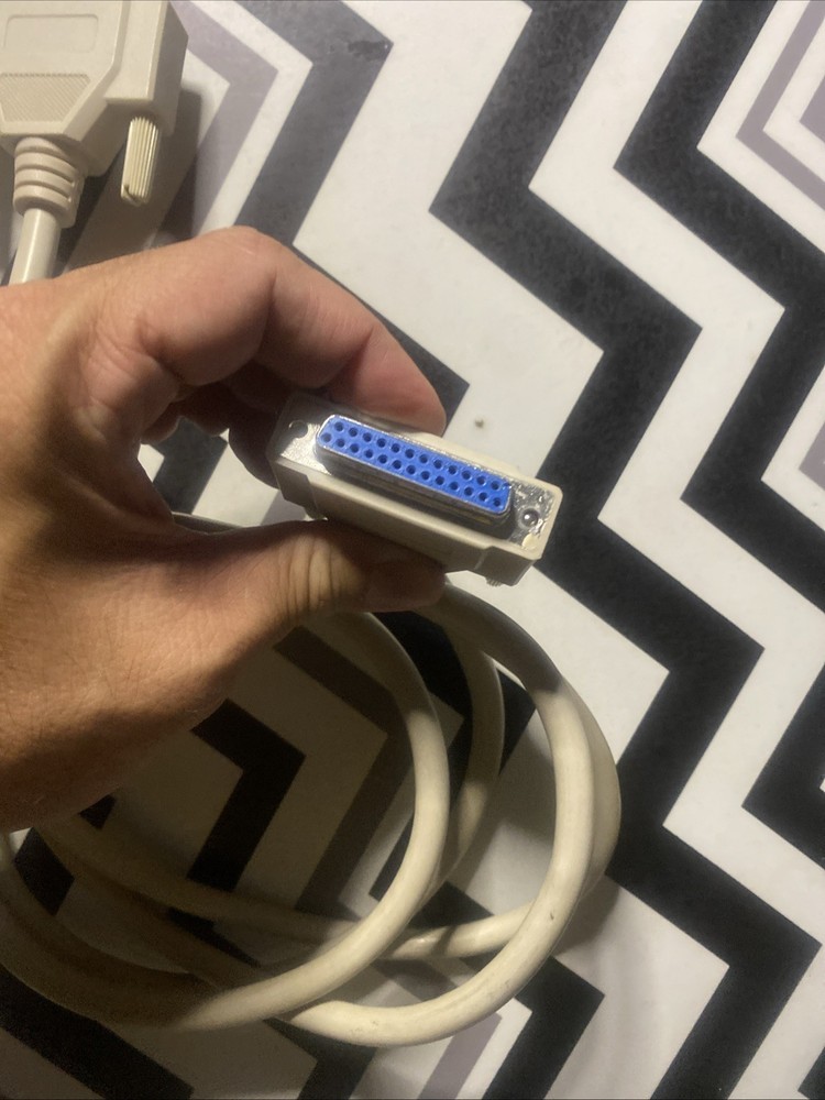 Iomega External Parallel ZIP-100 Drive Z100P2 W/ Cables & AC Adapter UNTESTED