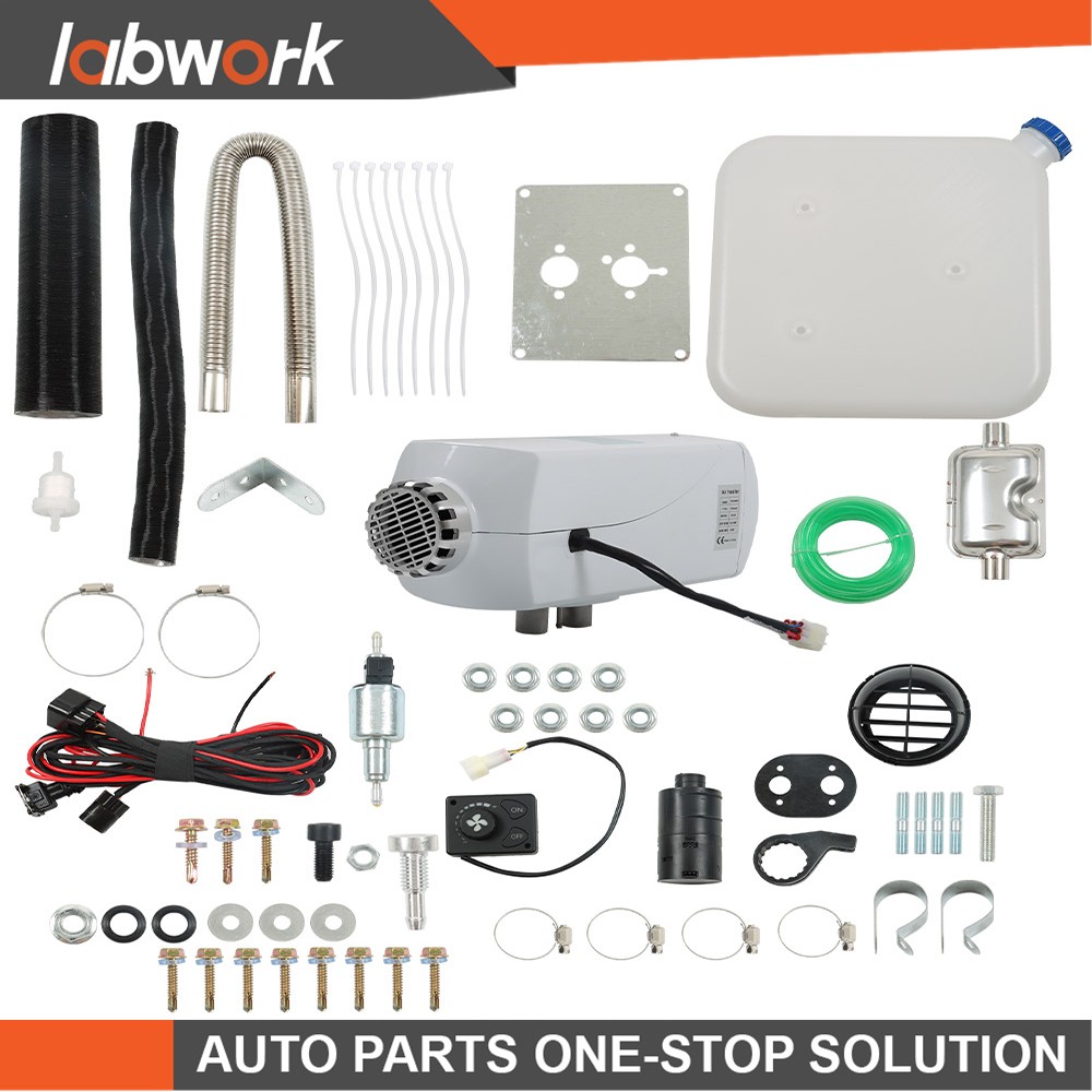 Labwork Air Heater 5KW All In One 12V LCD Thermostat For Car Boat Truck Bunk