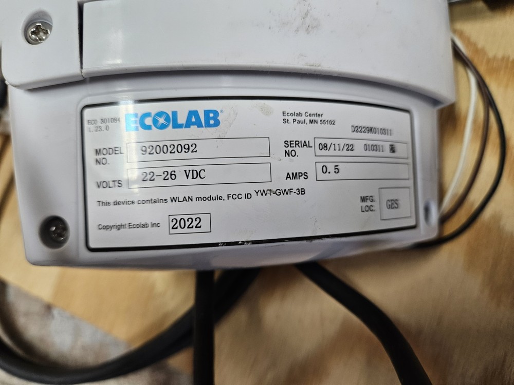 Ecolab SCLS Solid Laundry System PN#9259-1126 USED works great. laundry controls